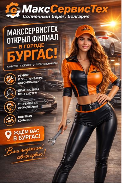 Автосервис в Бургасе Болгарии "МаксСервисТех"