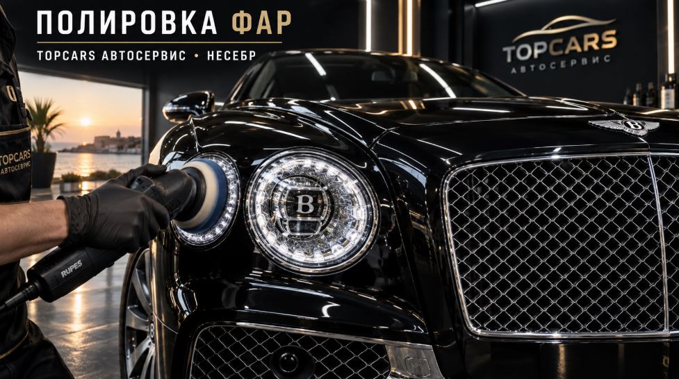 Полировка фар в Солнечном Береге и Несебре